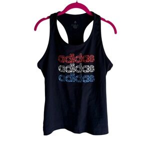ADIDAS‎ Navy Americana Logo Ladies Racerback Tank, M